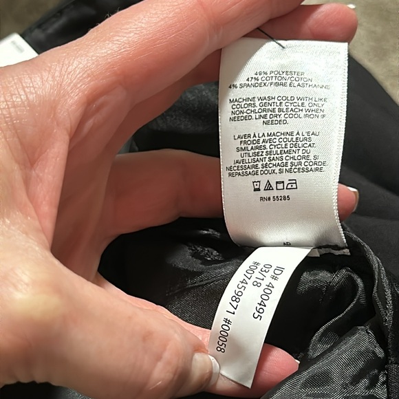 Express columnist ankle ruffle hem stretch dress work slacks trousers pants 2 4 - Picture 5 of 8